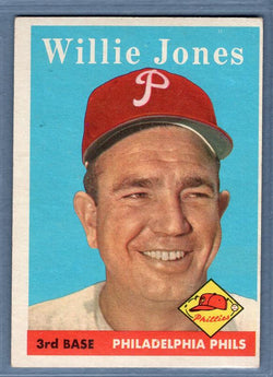 1958 Topps #181 Willie Jones VG-EX  GO401