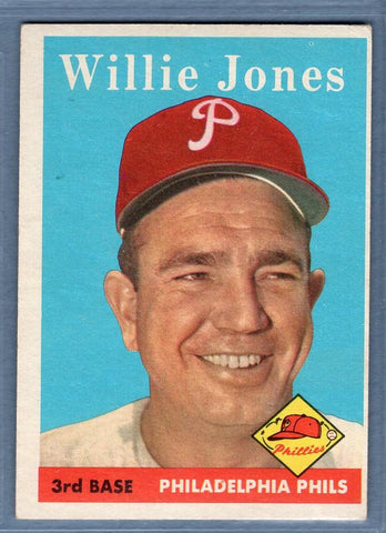 1958 Topps #181 Willie Jones VG-EX  GO401