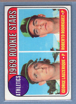 1969 Topps #358 Athletics Rookies  EX  GO602