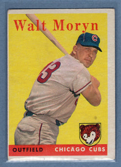 1958 Topps #122 Walt Moryn (st) (a) VG  GO501
