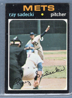1971 Topps #406 Ray Sadecki  EX  SB1