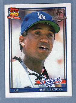 1991 Topps Desert Shield #115 Hubie Brooks  NM  GO500