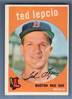 1959 Topps #348 Ted Lepcio VG-EX    Set Break A