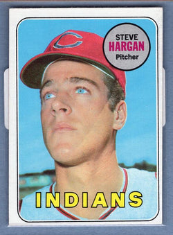 1969 Topps #348 Steve Hargan EX   GO50