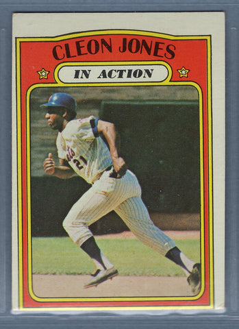 1972 Topps #32 Cleon Jones IA (b) EX-MT  GO544