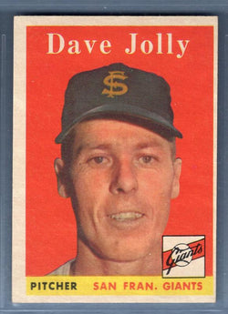 1958 Topps #183 Dave Jolly EX  GO401