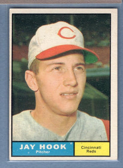 1961 Topps #162 Jay Hook EX   GO195