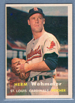 1957 Topps #81 Herm Wehmeier EX-MT  GO87