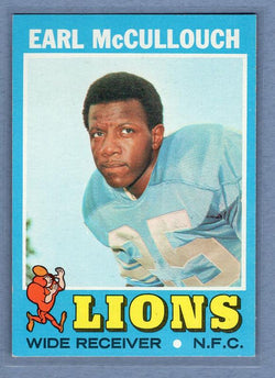 1971 Topps #127 Earl McCullouch EX-MT    GO129