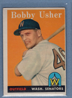 1958 Topps #124 Bobby Usher (a) VG  GO501