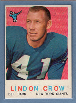 1959 Topps #156 Lindon Crow  VG  GO130
