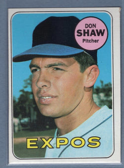 1969 Topps #183 Don Shaw NM-MT Set Break WA WA