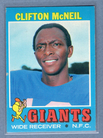 1971 Topps #15 Clifton McNeil (c) EX-MT  GO600