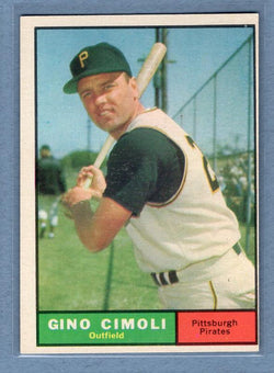 1961 Topps #165 Gino Cimoli EX   GO195