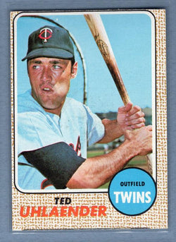 1968 Topps #28 Ted Uhlaender EX  GO588