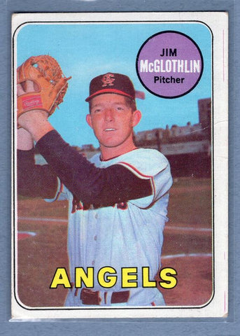 1969 Topps #386 Jim McGlothin VG-EX  GO50