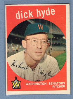 1959 Topps #498 Dick Hyde VG-EX   GO410