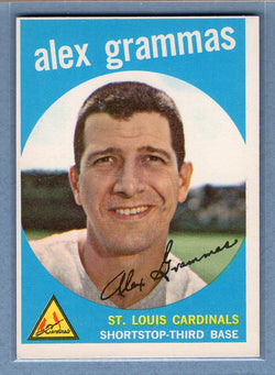 1959 Topps #6 Alex Grammas (a) EX     GO177
