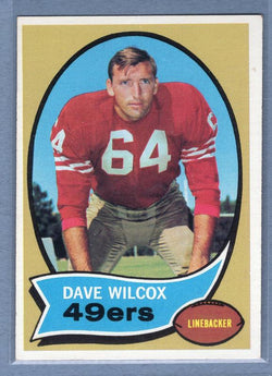 1970 Topps #57 Dave Wilcox (HOF) EX   GO241B