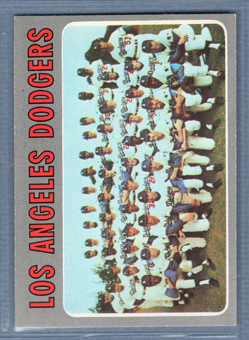 1970 Topps #411 Los Angeles Dodgers Team  EX-MT  SB2