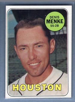 1969 Topps #487 Denis Menke EX-MT  GO358