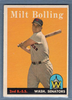 1958 Topps #188 Milt Bolling VG-EX  GO401