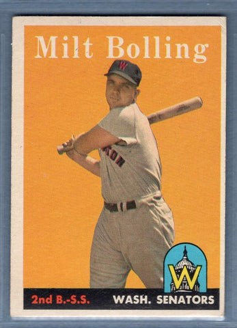 1958 Topps #188 Milt Bolling VG-EX  GO401