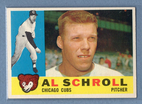1960 Topps #357 Al Schroll EX-MT  GO100