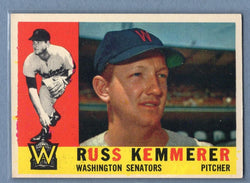 1960 Topps #362 Russ Kemmerer(b) EX   GO550