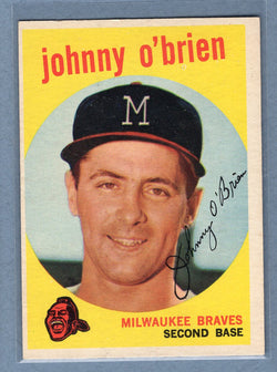 1959 Topps #499 Johnny O'Brien (a) EX   GO410
