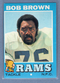 1971 Topps #16 Bob Brown (HOF) (a) EX  GO600