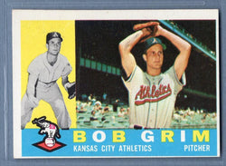 1960 Topps #78 Bob Grim EX-MT  Set Break C