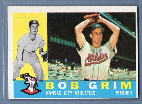 1960 Topps #78 Bob Grim EX-MT  Set Break C