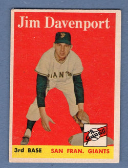 1958 Topps #413 Jim Davenport VG-EX  GO495
