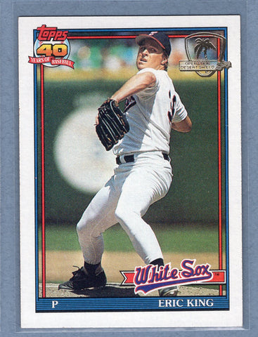 1991 Topps Desert Shield #121 Eric King  NM  GO500