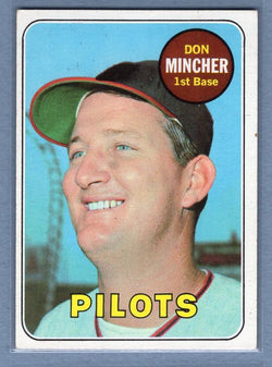 1969 Topps 285 Don Mincher VG-EX SET BREAK