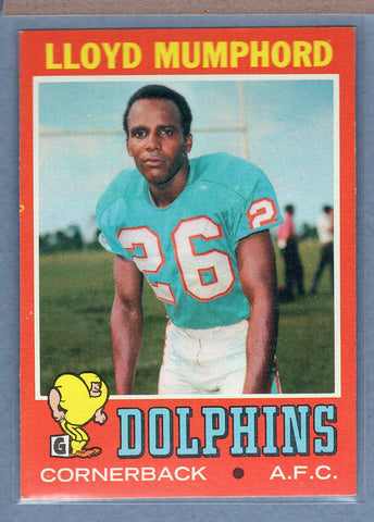 1971 Topps #17 Lloyd Mumphord (a) EX-MT  GO600
