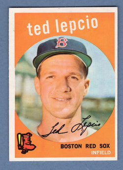 1959 Topps #348 Ted Lepcio EX-MT  GO160
