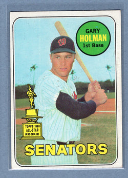 1969 Topps #361 Gary Holman (st) (c) VG  GO602