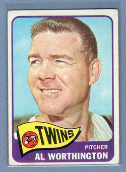 1965 Topps #216 Al Worthington (a) VG-EX  GO375