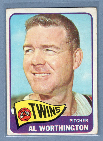 1965 Topps #216 Al Worthington (a) VG-EX  GO375