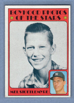 1972 Topps #492 Mel Stottlemyre KP EX  GO500
