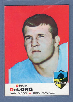 1969 Topps #129 Steve DeLong EX  GO257