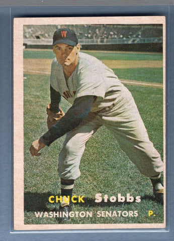 1957 Topps #101 Chuck Stobbs EX-MT  GO87