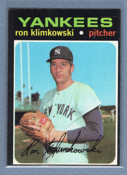 1971 Topps #28 Ron Klimkowski  (a) EX-MT  GO550