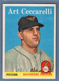 1958 Topps #191 Art Ceccarelli EX  GO401