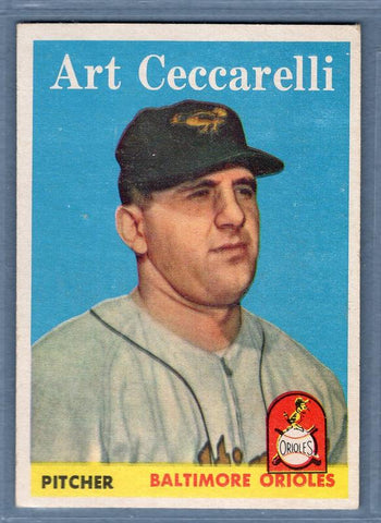 1958 Topps #191 Art Ceccarelli EX  GO401