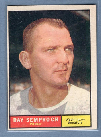 1961 Topps #174 Ray Semproch EX   GO195