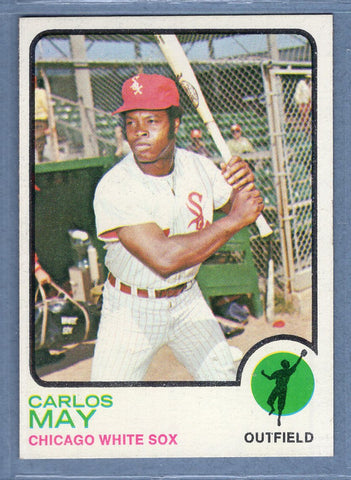 1973 Topps #105 Carlos May  (a) EX-MT  GO669