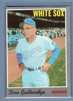 1970 Topps #123 Don Gutteridge  EX  GO450